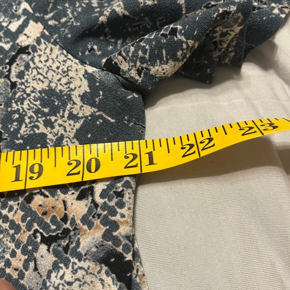 Christian Sirlano New York sz Large blue/gray snake print Dress. - Picture 4 of 6